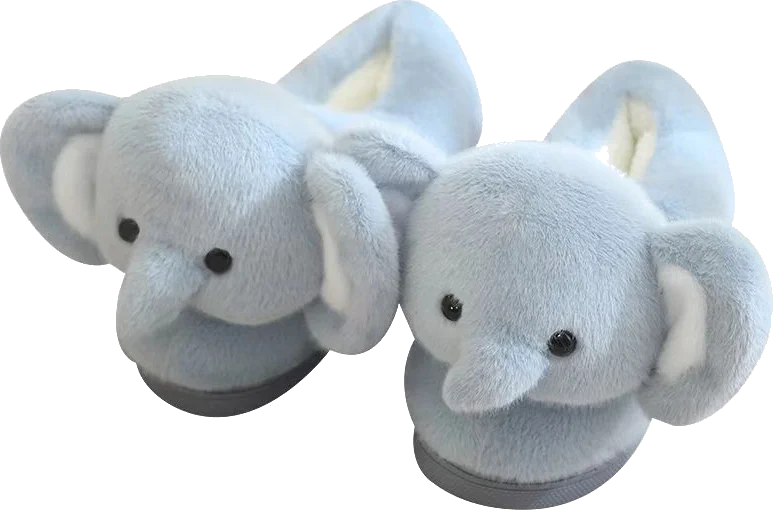 Custom plush slippers manufactured by KUSIBEI